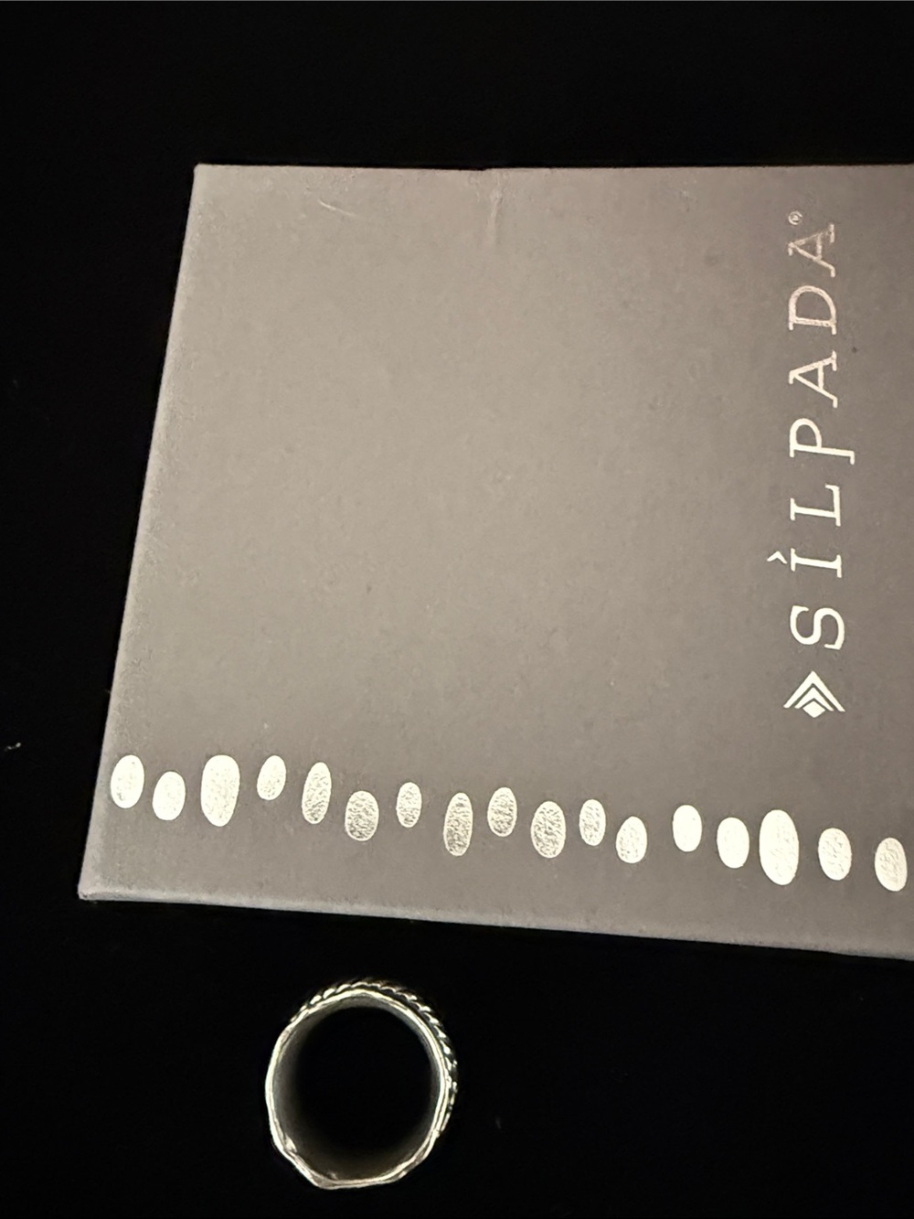 Silpada Silver Braided Band Ring - Silver